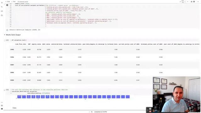 Monte Carlo Simulation Discounted Cash Flow Valuation in Python - Intrinsic Stock Valuation - Part смотреть онлайн