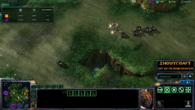 SHOUTcraft - Sid (Z) vs Psyonicreaver (T) - Starcraft 2 beta смотреть онлайн