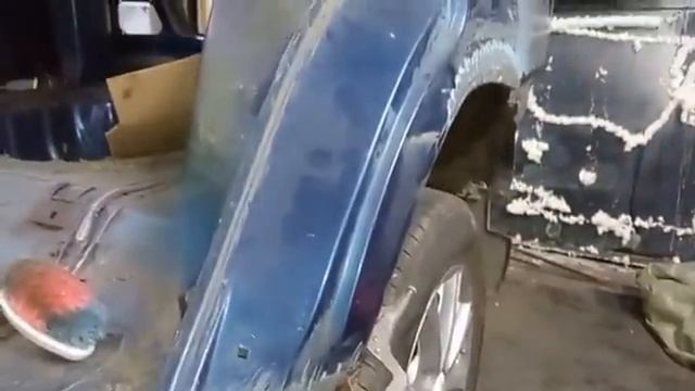 Ремонтирую кузов на вазе