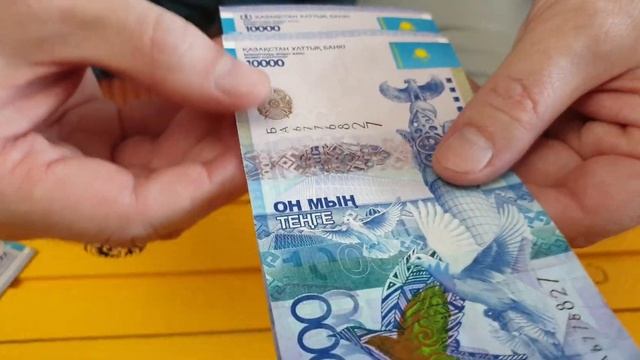 Новинка! 10000 тенге 2012 без подписи. Пограничная серия ВГ. Не брак и не подделка, настоящая