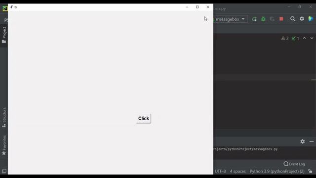 How to Display Message Box in GUI Window || Python|| смотреть онлайн