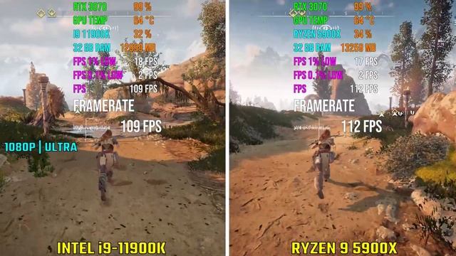 INTEL i9-11900K vs RYZEN 5900X | Test in 5 Games смотреть онлайн