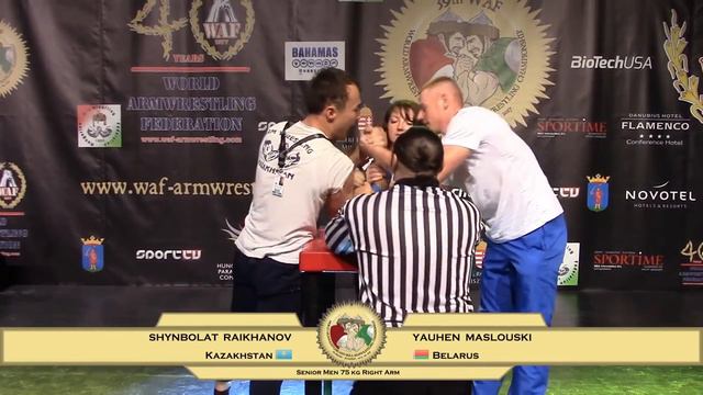 World Arm Wrestling Championship 2017 (Senior Men -75 kg RIGHT) смотреть онлайн
