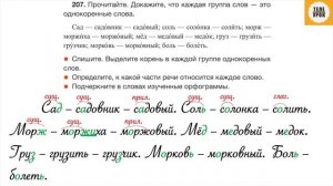 Русский язык 2 класс 2 часть. Упр. 207, стр. 122.