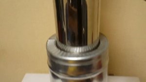 Соединение дымохода одностенной с сендвич трубой