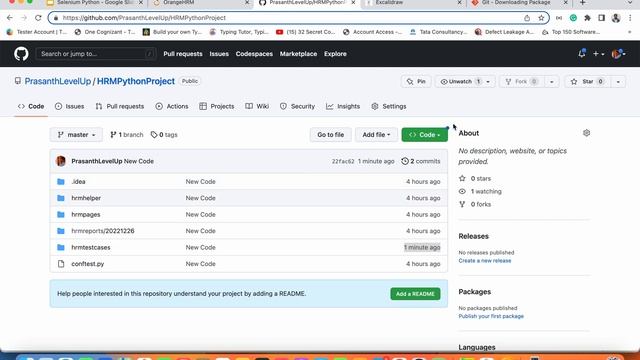 Day 27 Git Installation & GitHub Workflow Python Selenium PyTest #github #python #selenium #tutoria смотреть онлайн