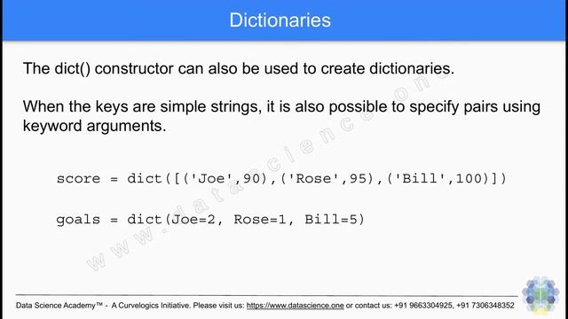 Python Programming for Beginners Py008: Dictionaries смотреть онлайн