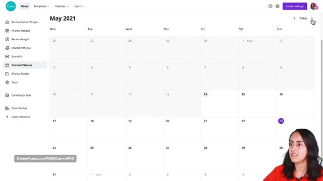 How to SCHEDULE Social Media Content - Canva Content Planner Tutorial смотреть онлайн