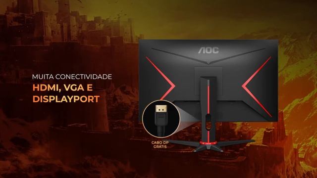 Monitor AOC Gamer Viper 27 LED Full HD Características relevantes смотреть онлайн