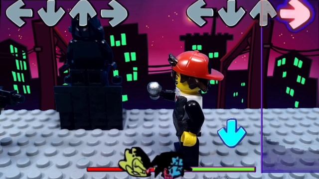 Friday Night Funkin Lego. Evil Boyfriend vs Evil Pico Lego Stop-Motion Animation смотреть онлайн