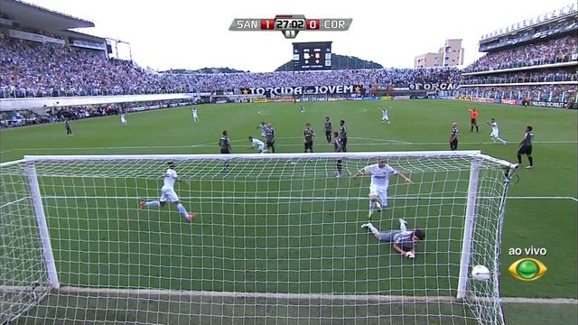 Corinthians x Santos gol do Cicero смотреть онлайн