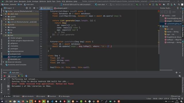 Flutter EP 39 update sqlite смотреть онлайн