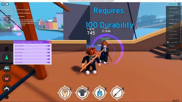 ANIME FIGHTING SIMULATOR SCRIPT HACK - AUTOFARM ( CHACKRA, STRENGTH, SPEED, ETC!) ROBLOX 2021 смотреть онлайн