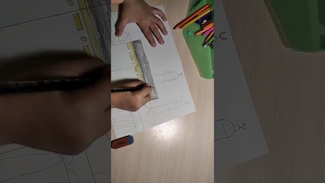 Как нарисовать карандашом Каабу, мечеть Аль-Харам. Ибрахим 7 лет, баракаЛлаху фикэ.Рисунок Каабы смотреть онлайн