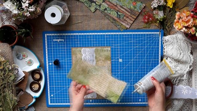 СП Блокнот дачницы МК 1 этапа (обзор материалов по СП и 1 разделитель в блокнот)