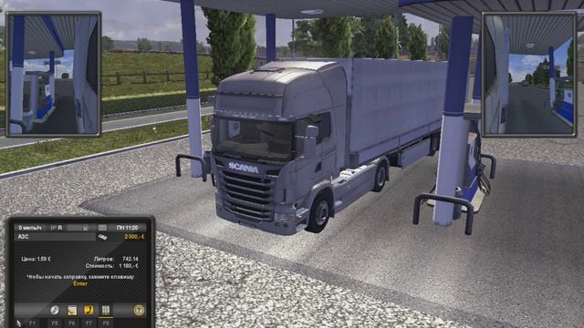 Euro Truck Simulator 2 часть 1, Учимся ездить смотреть онлайн