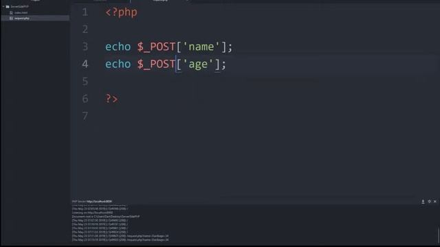 Server-Side PHP: Part 3: $_GET, $_POST, and $_REQUEST смотреть онлайн