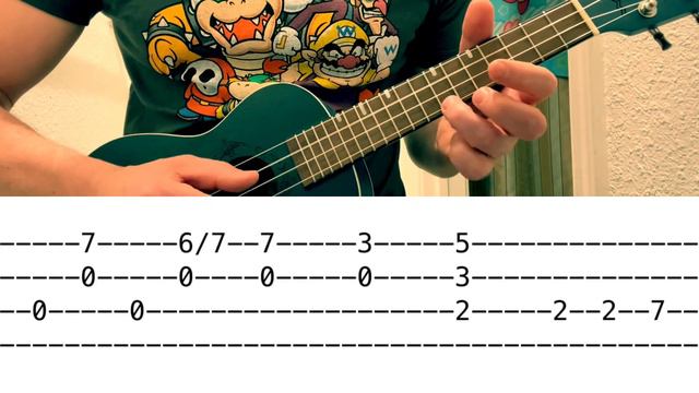Super Mario Bros. 3 - Overworld Theme for Ukulele *With Tablature* смотреть онлайн