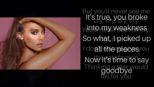 Una Healy - Never See Me Cry | Lyric Video. смотреть онлайн