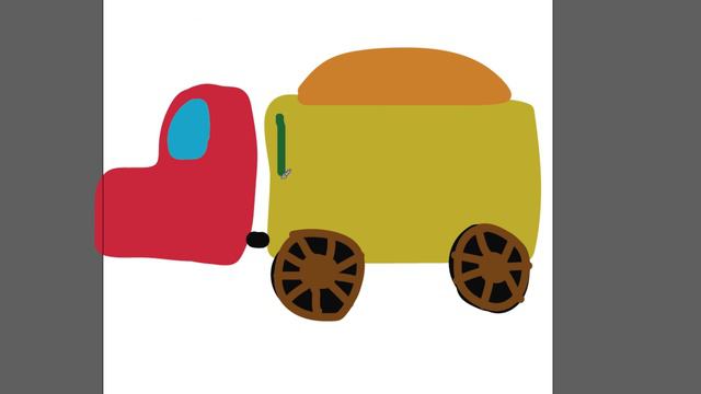 Рисование грузовика детям часть 31 смотреть онлайн