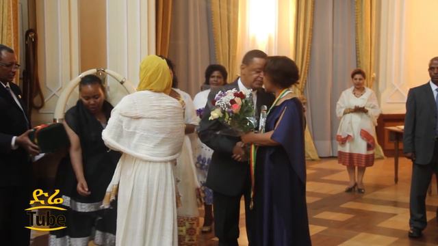 Azeb Mesfin's Emotional Moment during gov't recognition | Axum Obelisk Restitution Committee смотреть онлайн