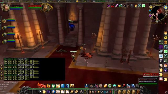 4 x Warlock + Priest Multibox Stratholme Live Side - 40 minutes смотреть онлайн