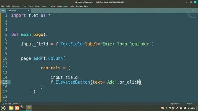 todo flutter app using flet module python смотреть онлайн