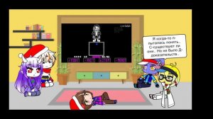 {Реакция персонажей андертейл на битву с Эпик Сансом} (без сюжета.)