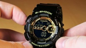 Обзор и настройка часов Casio G-Shock GD-100GB-1E [3263]