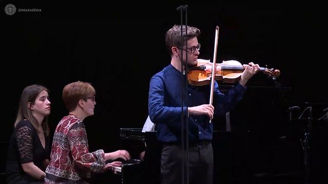 B. Bartók: Violin Concerto No.1/1st Mvt. - Gábor Németh (violin),Mária Kovalszki (piano)