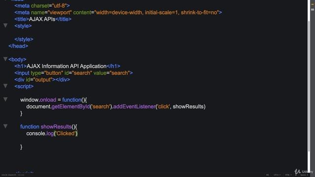 JSON+AJAX+API 0902 Page and Element Setup смотреть онлайн