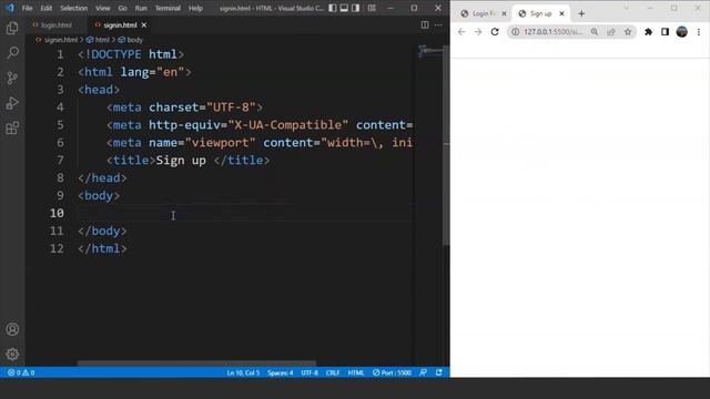 HTML Login And Signup Page Tutorial | HTML And CSS Login And Signup Form | HTML Tutorial |SimpliCod смотреть онлайн