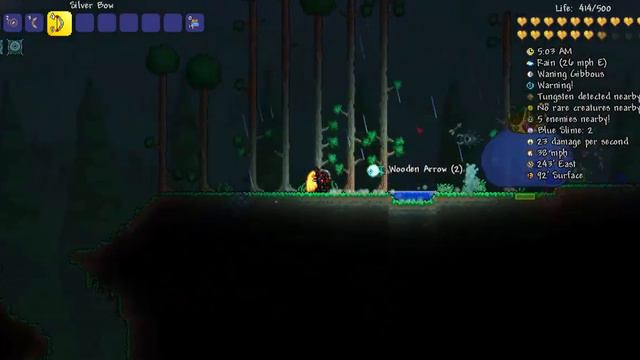 Terraria King Slime Battle