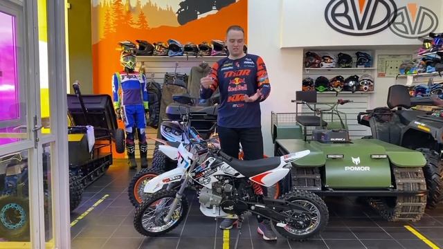 Самый дешевый питбайк 2023 - С.МОТО KXD 607 125 кубов смотреть онлайн