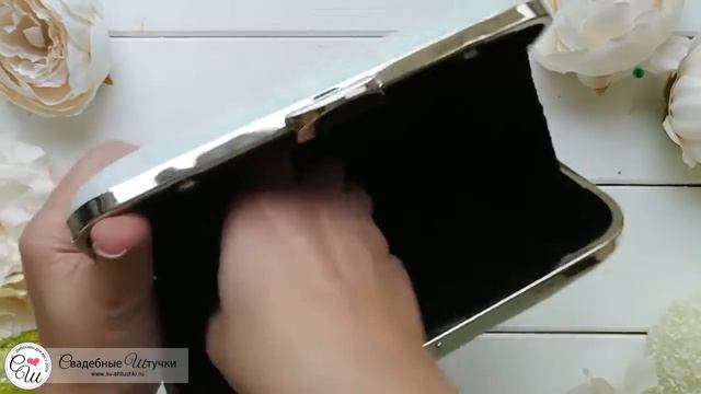 Клатч для невесты "Калейдоскоп" (серебряный) смотреть онлайн