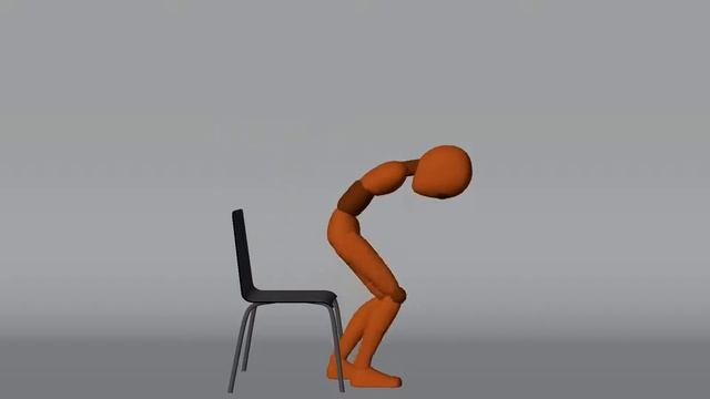 Animation character standing up from a chair смотреть онлайн