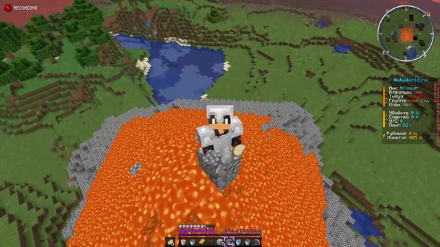 БАЗА В ЛАВАКАСТЕ - ЛУЧШАЯ ЗАЩИТА БАЗЫ на АНАРХИЙ МАЙНКРАФТ HOLYWORLD смотреть онлайн