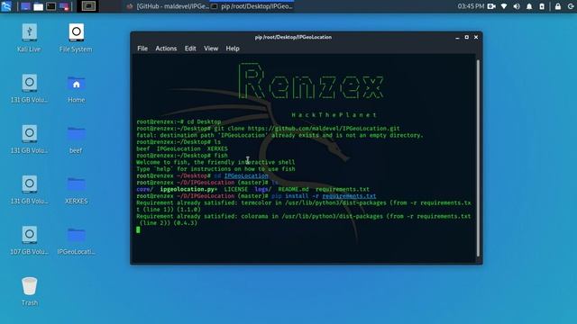 যেভাবে আইপি এড্রেস দ্বারা লোকেশন বার করবেন দেখুন | IP Location Track Using Kali Linux Tool смотреть онлайн