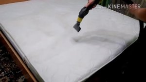 Химчистка матраса. Удаление пятен. Kärcher Puzzi 10/1, чистящие средства PROCHEM, GRASS.