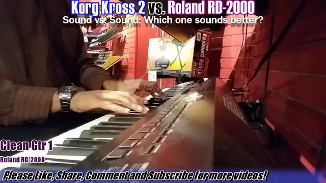 Roland RD-2000 vs Korg Kross 2: Sound vs Sound Comparison! смотреть онлайн