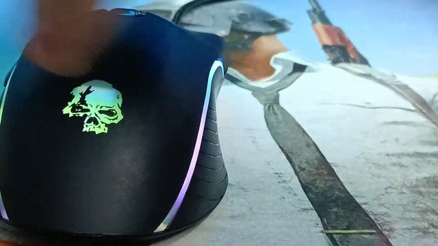Видео с демонстрацией работы подсветки манипулятора Oklick 708G Mystery смотреть онлайн