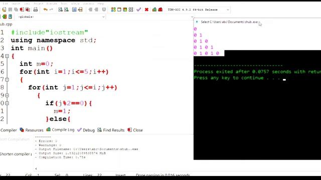 For Loop Pattern Program Tutorial #2.Build logic C,Cpp,Java (@Coder Shub  ) смотреть онлайн