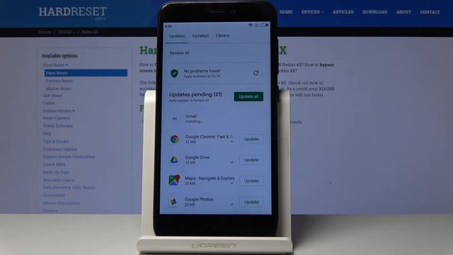 How to Update Apps in XIAOMI Redmi 4X - Download Latest App Version смотреть онлайн
