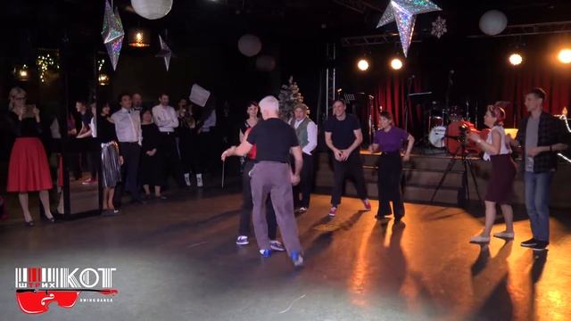 Школе танцев Штрих Кот 10 лет Lindy Hop смотреть онлайн