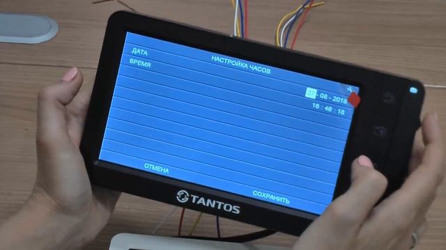 Tantos Amelie подключение видеодомофона