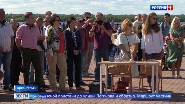В Архангельске состоялась первая карбасная регата смотреть онлайн