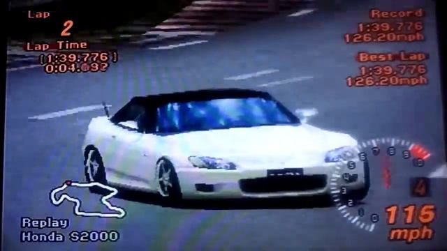 Gran Turismo 2 - Trial Mountain Circuit (Time Trial) смотреть онлайн