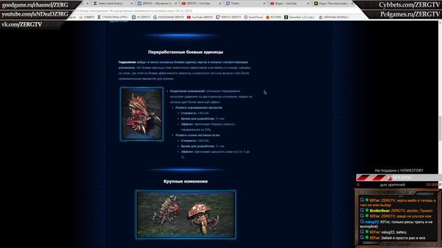 StarCraft 2 обзор будущего патча 3.8 с ZERGTV смотреть онлайн