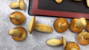 Печенье ГРИБЫ по ГОСТу | Идеальный ПОДАРОК на НГ | Песочное печенье НА СМЕТАНЕ