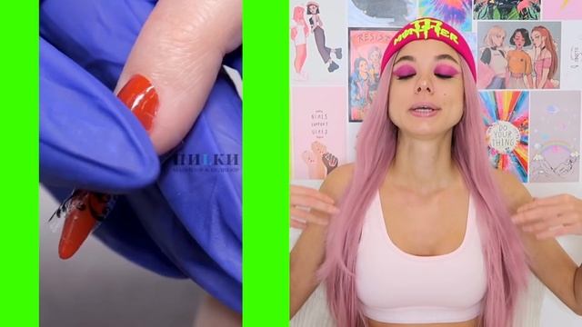 УЖАСНЫЙ МАНИКЮР с МУХАМИ И Г*ВНОМ! Реакция на Самый Странный Маникюр! смотреть онлайн